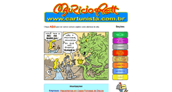 Desktop Screenshot of cartunista.com.br