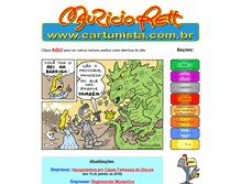 Tablet Screenshot of cartunista.com.br
